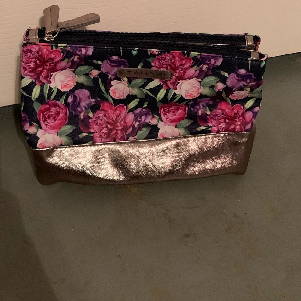 Tahari Floral Toiletry Bag